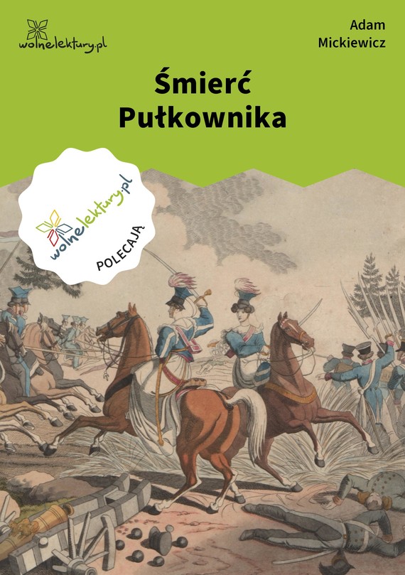 okładka Śmierć Pułkownika ebook | epub, mobi | Adam Mickiewicz