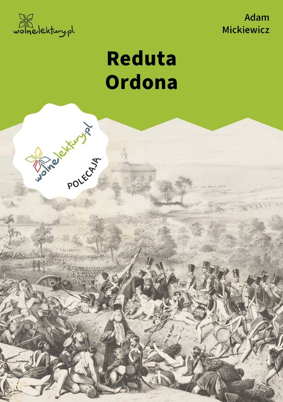 okładka Reduta Ordona ebook | epub, mobi | Adam Mickiewicz
