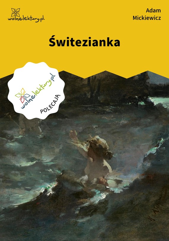 okładka Świtezianka ebook | epub, mobi | Adam Mickiewicz