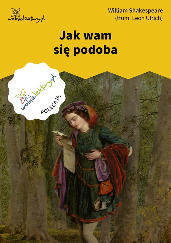 okładka Jak wam się podoba ebook | epub, mobi | William Shakespeare