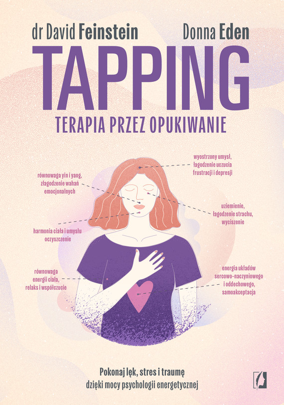 okładka Tapping. Terapia przez opukiwanie. Pokonaj lęk, stres i traumę dzięki mocy psychologii energetycznej książka | Eden Donna, David Feinstein