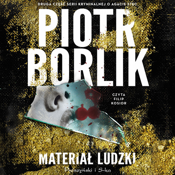 okładka Materiał ludzki audiobook | MP3 | Piotr Borlik