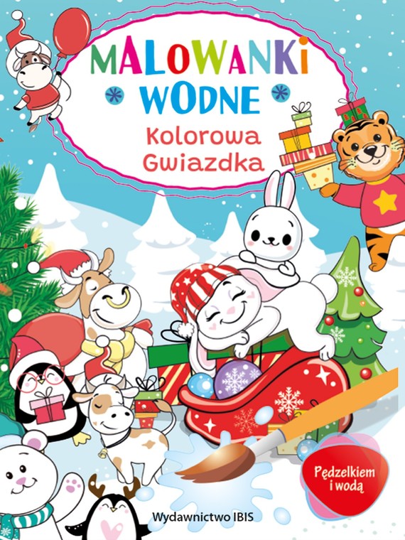 okładka Pędzelkiem i wodą. Malowanki wodne. Kolorowa gwiazdka książka | Opracowanie zbiorowe