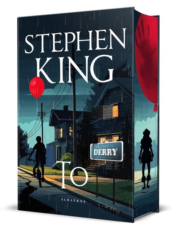 okładka To (ilustrowane brzegi - niebieskie) książka | Stephen King