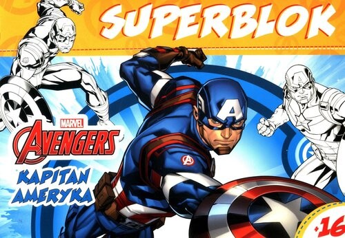 okładka Superblok. Marvel Avengers Kapitan Ameryka książka