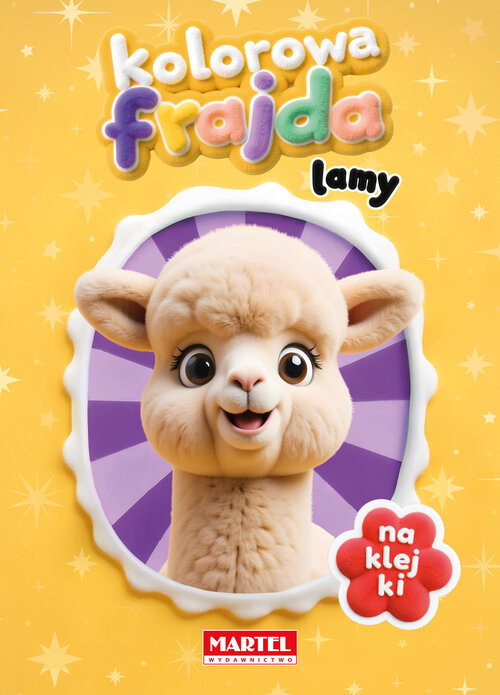 okładka Kolorowa frajda. Lamy z naklejkami książka