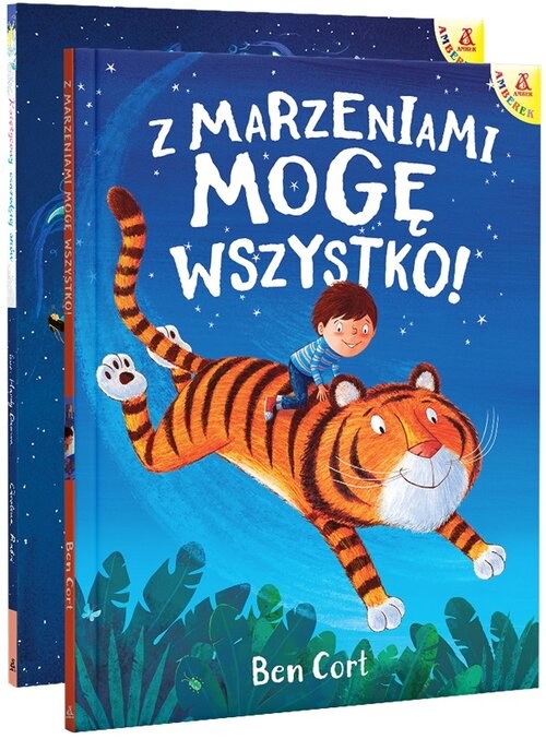 okładka Z marzeniami mogę wszystko / Księżycowy czarodziej snów Pakiet książka | Ben Cort, Carolina Rabei