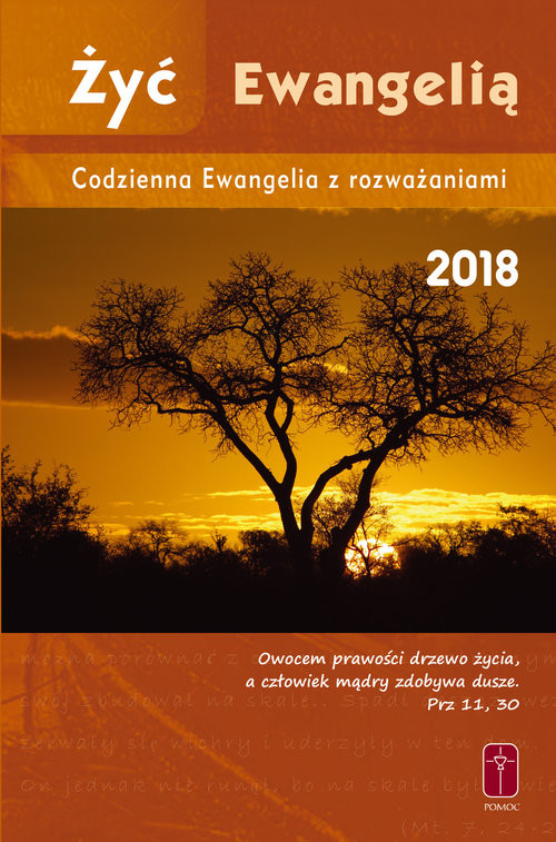 okładka Żyć Ewangelią codzienna Ewangelia z rozważaniami 2018 książka | Misjonarze KrwiChrystusa