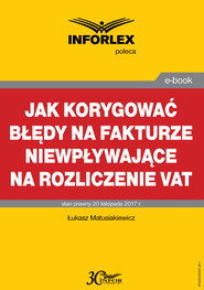 Jak korygować błędy na fakturze niewpływające na rozliczenie VAT