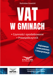 VAT w gminach.Czynności opodatkowane.Prewspółczynnik