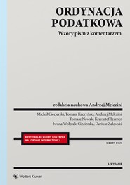 Ordynacja podatkowa. Wzory pism z komentarzem (pdf)