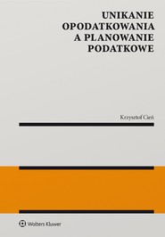 Unikanie opodatkowania a planowanie podatkowe (pdf)