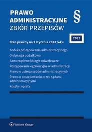 Prawo administracyjne. Zbiór przepisów (pdf)