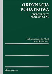 Ordynacja podatkowa. Orzecznictwo. Piśmiennictwo (pdf)