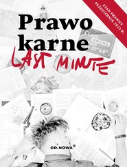 Last minute.Prawo karne
