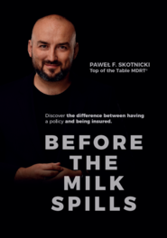 Before the milk spills