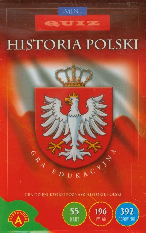 okładka Quiz Historia Polski mini gra edukacyjna książka