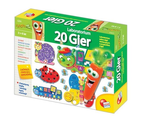 okładka Laboratorium 20 gier książka