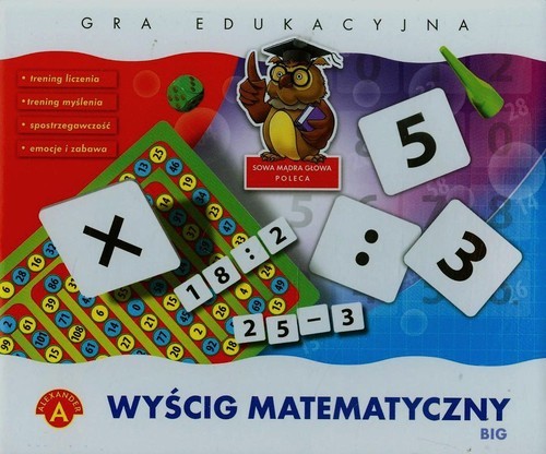 okładka Wyścig matematyczny książka