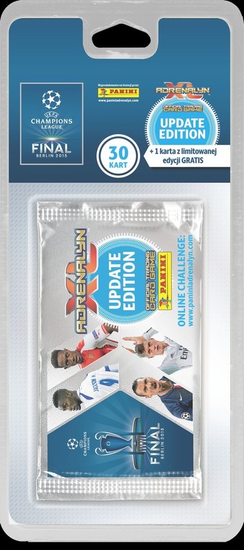okładka Adrenalyn XL Karty 5+1 Blister UEFA Update Edition Final Berlin 2015 książka