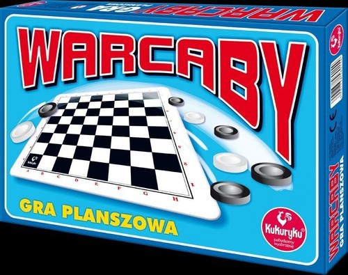 okładka Warcaby Gra planszowa książka