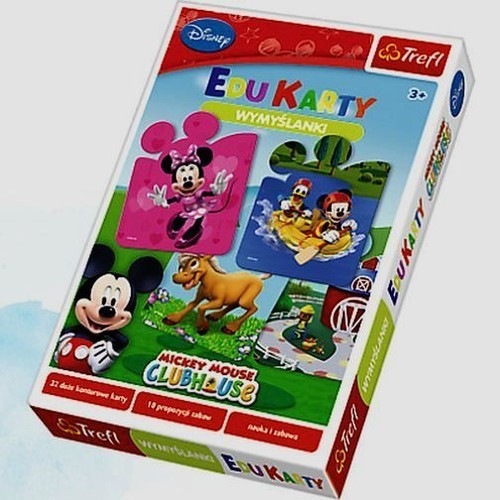 okładka Myszka Miki i Przyjaciele Edu Karty wymyślanki książka