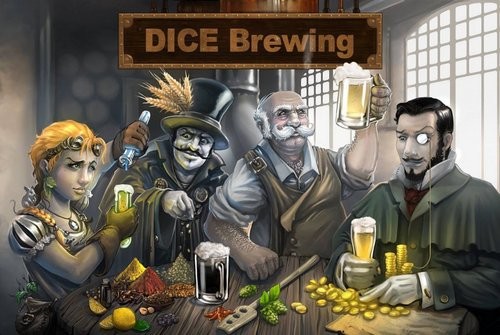 okładka Dice Brewing książka | Filip Głowacz, Ireneusz Huszcza