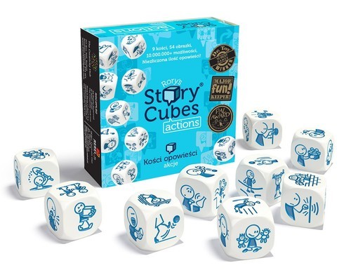 okładka Story Cubes Kości opowieści Akcje książka