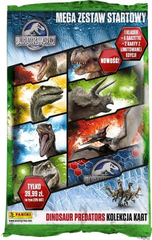 okładka Jurassic World Mega zestaw startowy książka