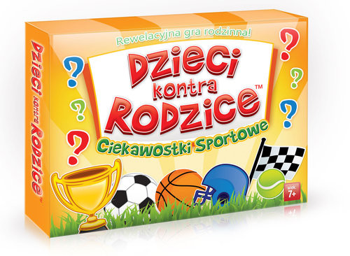 okładka Dzieci kontra rodzice Ciekawostki sportowe książka