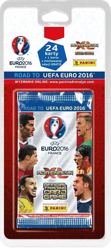 okładka Blister Karty Road to Euro 2016 24+1 książka