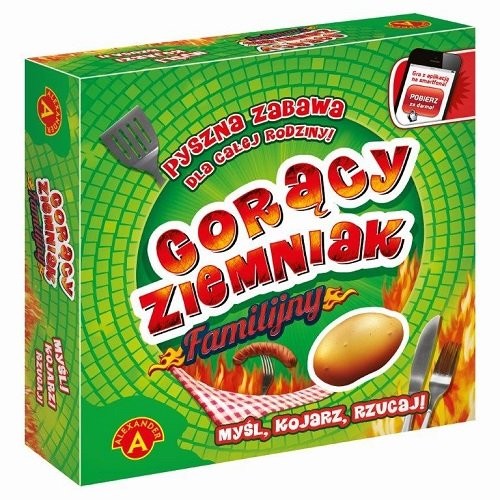 okładka Gorący ziemniak familijny książka