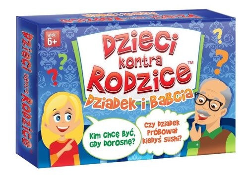 okładka Dzieci kontra rodzice Dziadek i babcia książka