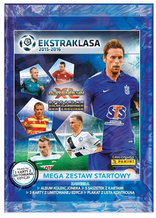okładka Adrenalyn XLEkstraklasa 2015/2016 Mega Zestaw Startowy książka