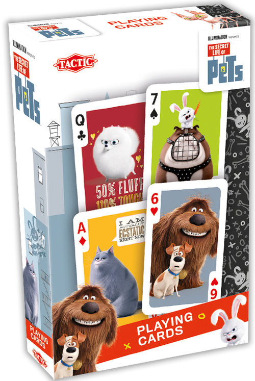 okładka Sekretne Życie Zwierzaków karty do gry książka