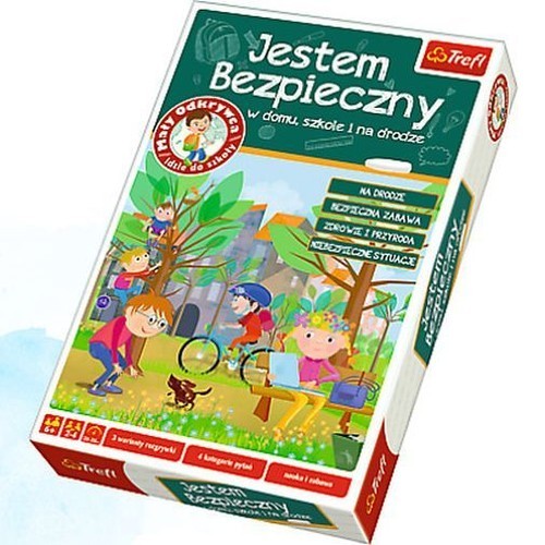 okładka Mały Odkrywca idzie do szkoły Jestem bezpieczny w domu w szkole i na drodze książka