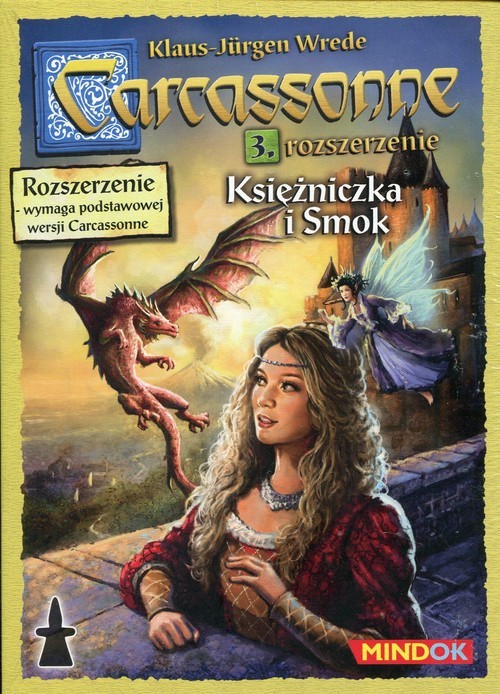 okładka Carcassonne Księżniczka i smok książka | Wrede Klaus-Jurgen