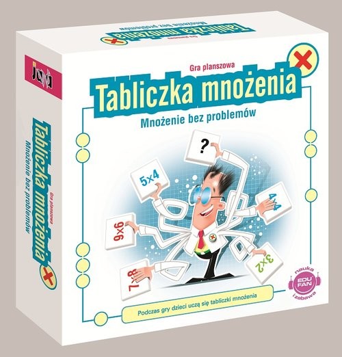 okładka Tabliczka mnożenia Gra planszowa Mnożenie bez problemów książka