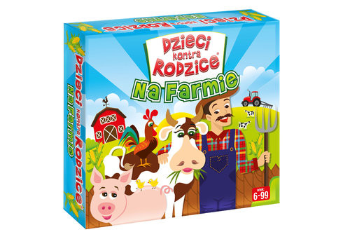 okładka Dzieci kontra rodzice Na farmie książka