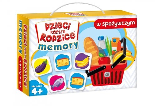 okładka Dzieci kontra rodzice. Memory w spożywczym książka | Praca Zbiorowa