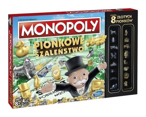 okładka Monopoly pionkowe szaleństwo książka