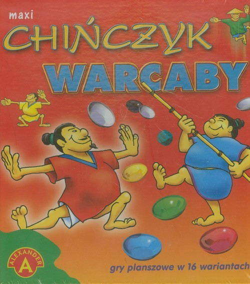 okładka Chińczyk Warcaby maxi gry planszowe w 16 wariantach książka