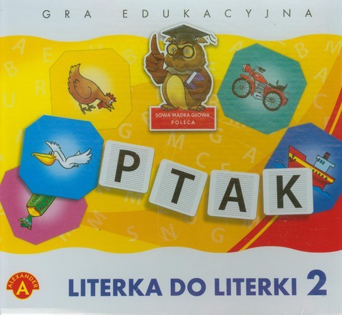 okładka Literka do literki 2 gra edukacyjna książka