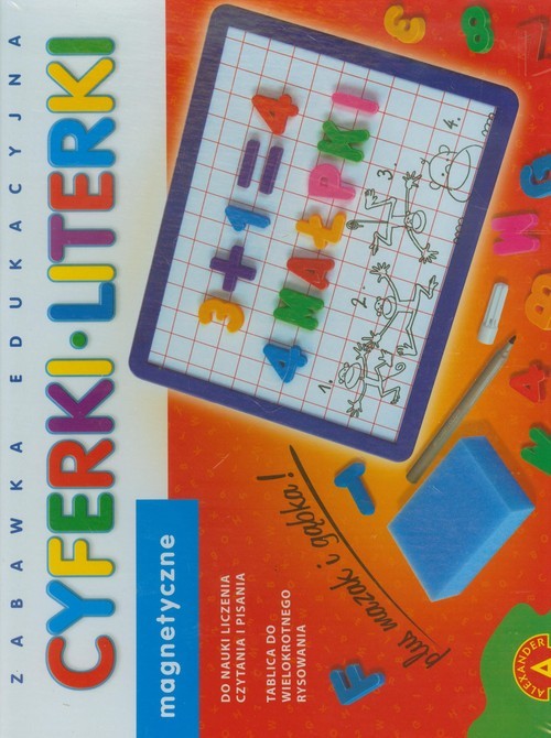 okładka Cyferki literki magnetyczne książka
