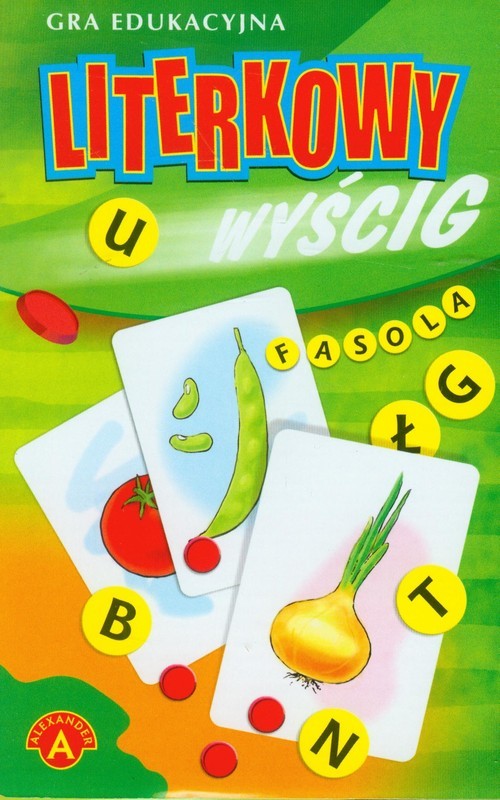 okładka Literkowy wyścig mini książka