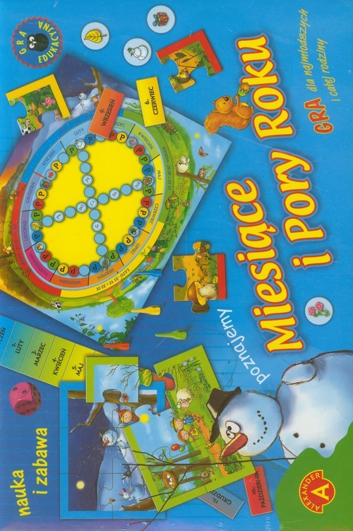 okładka Miesiące i Pory Roku nauka i zabawa książka