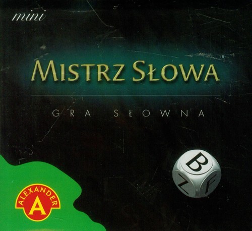 okładka Mistrz słowa Gra słowna mini książka