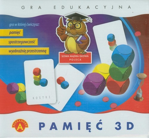 okładka Pamięć 3D gra edukacyjna książka