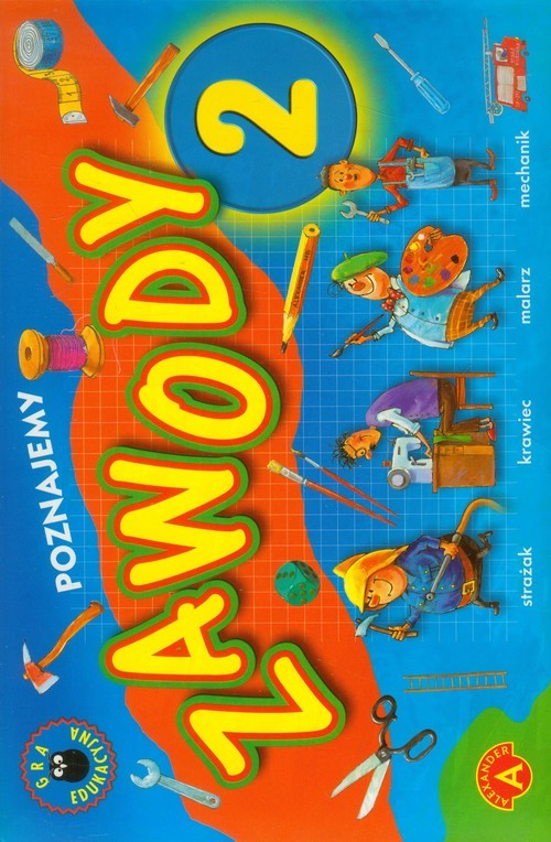 okładka Poznajemy zawody 2 Gra edukacyjna książka