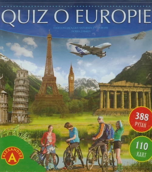 okładka Quiz o Europie gra książka